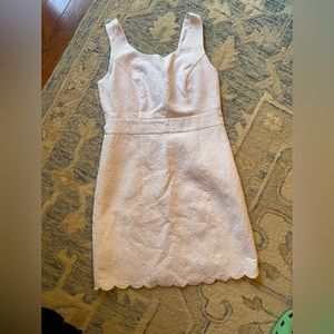 Tommy Hilfiger Women’s like new white scalloped dress size 8